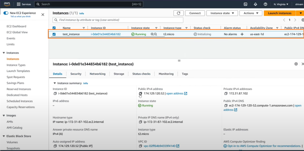 launch instance in amazon ec2